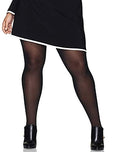 Hanes Women's Curves Opaque Control Top Tights HSP005 1X-2X Blackberry Wine
