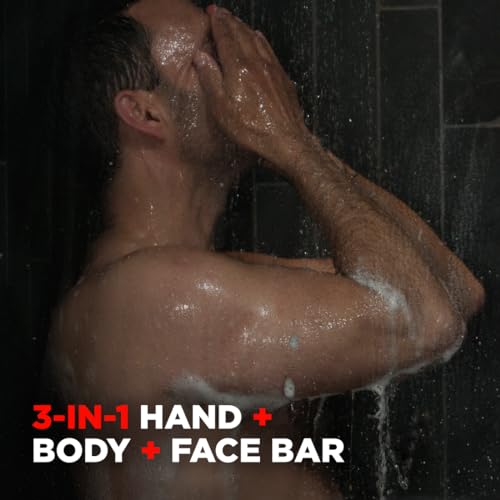 Dove Men+Care Body Soap and Face Bar Deep Clean 6 Bars More Moisturizing Than Bar Soap Effectively Washes Away Bacteria, Nourishes Your Skin 3.75 oz