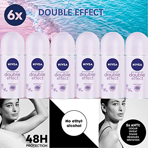 Nivea Womens Deodorant Roll-On Double Effect 50 Ml