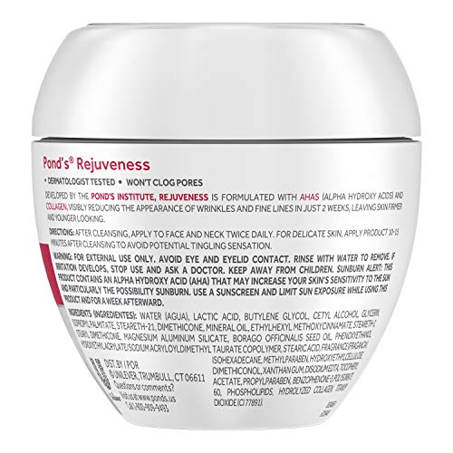 Pond's Anti-Wrinkle Cream Rejuveness 1.75 oz