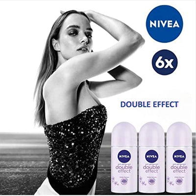 Nivea Womens Deodorant Roll-On Double Effect 50 Ml