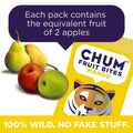 Chum Fruit Bites 100% Real Fruit Snacks - Strawberry, 12-Pack | Non-GMO, No Added Sugar or Preservatives | Top 12 Allergen and School Friendly, Nut-Free, Gluten-Free, Vegan, Kosher, Paleo