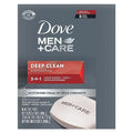 Dove Men+Care Body Soap and Face Bar Deep Clean 6 Bars More Moisturizing Than Bar Soap Effectively Washes Away Bacteria, Nourishes Your Skin 3.75 oz