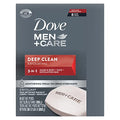 Dove Men+Care Body Soap and Face Bar Deep Clean 6 Bars More Moisturizing Than Bar Soap Effectively Washes Away Bacteria, Nourishes Your Skin 3.75 oz