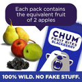 Chum Fruit Bites 100% Real Fruit Snacks - Strawberry, 12-Pack | Non-GMO, No Added Sugar or Preservatives | Top 12 Allergen and School Friendly, Nut-Free, Gluten-Free, Vegan, Kosher, Paleo