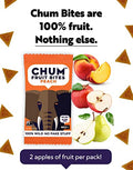 Chum Fruit Bites 100% Real Fruit Snacks - Strawberry, 12-Pack | Non-GMO, No Added Sugar or Preservatives | Top 12 Allergen and School Friendly, Nut-Free, Gluten-Free, Vegan, Kosher, Paleo