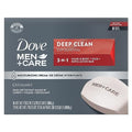 Dove Men+Care Body Soap and Face Bar Deep Clean 6 Bars More Moisturizing Than Bar Soap Effectively Washes Away Bacteria, Nourishes Your Skin 3.75 oz