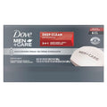 Dove Men+Care Body Soap and Face Bar Deep Clean 6 Bars More Moisturizing Than Bar Soap Effectively Washes Away Bacteria, Nourishes Your Skin 3.75 oz