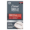 Dove Men+Care Body Soap and Face Bar Deep Clean 6 Bars More Moisturizing Than Bar Soap Effectively Washes Away Bacteria, Nourishes Your Skin 3.75 oz