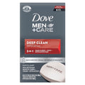 Dove Men+Care Body Soap and Face Bar Deep Clean 6 Bars More Moisturizing Than Bar Soap Effectively Washes Away Bacteria, Nourishes Your Skin 3.75 oz